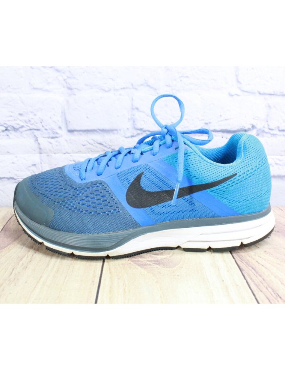 Nike Pegasus 30 Running Shoes Triple Blue Breathable Lightweight Size 10.5